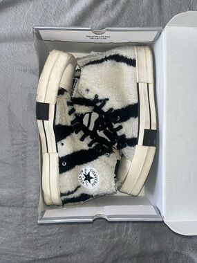 Converse Rick Owens Zebra TURBODRK ( 10)
